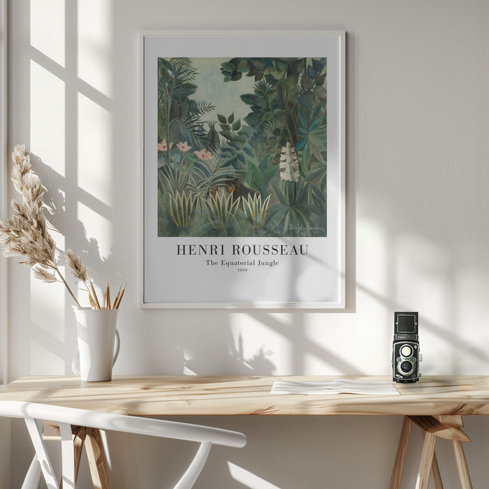 The Equatorial Jungle Framed Art Modern Wall Decor