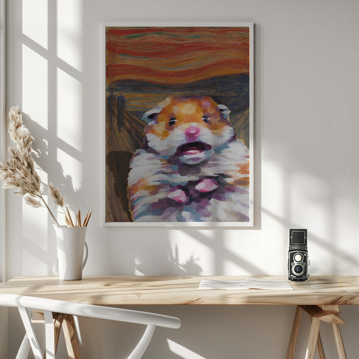 HAMSTERONI PEPERONI Framed Art Modern Wall Decor