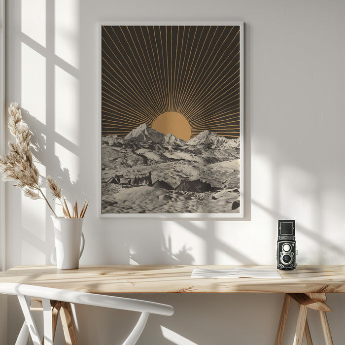 Mountainscape Nº6 Framed Art Modern Wall Decor