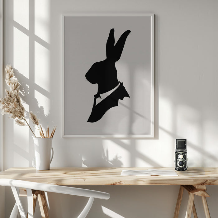 Monsieur Lapin Framed Art Wall Decor