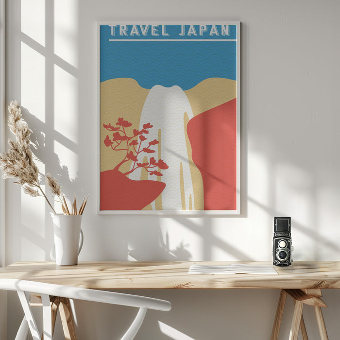 Traval Japan Minimilism I Framed Art Modern Wall Decor