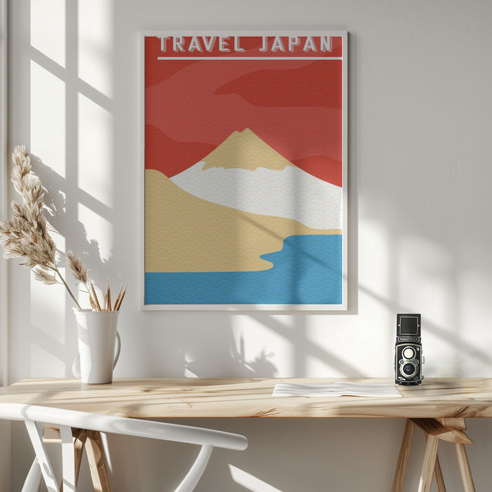 Traval Japan Minimilism Ii Framed Art Modern Wall Decor