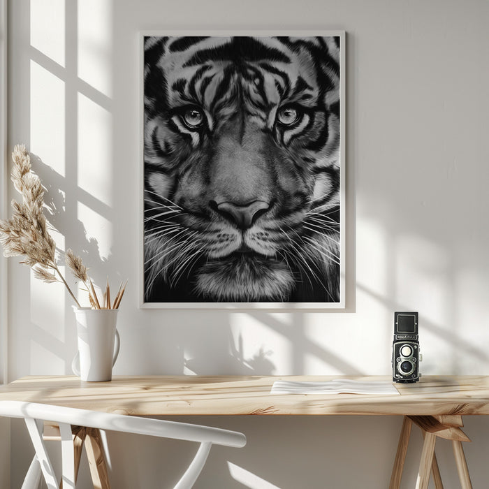 Tiger Framed Art Wall Decor