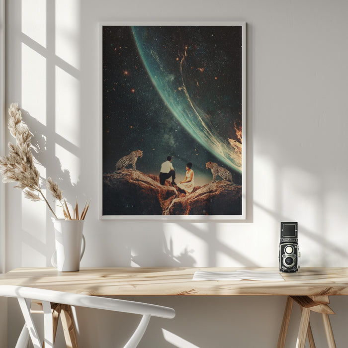 Guardians of Our Future Framed Art Modern Wall Decor