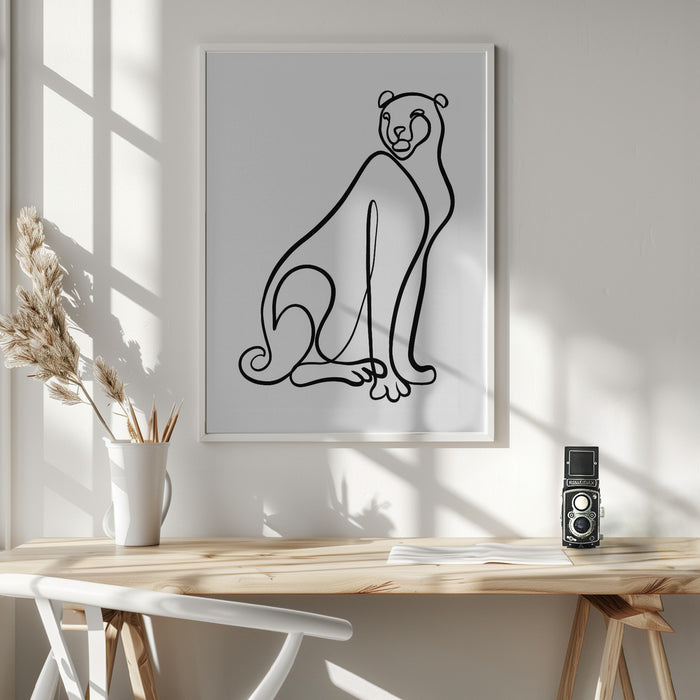 The Cheetah Framed Art Wall Decor