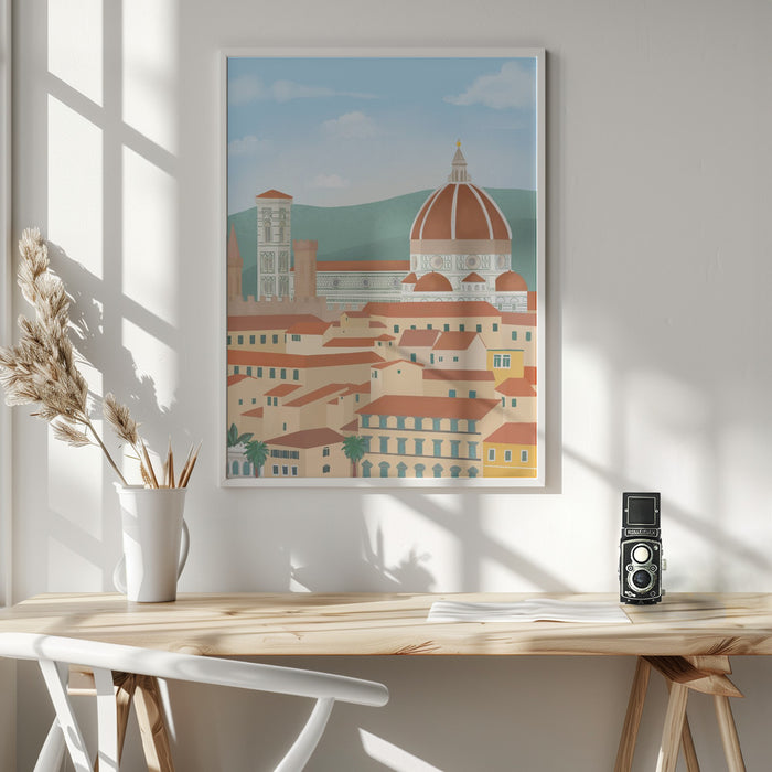 Florence Framed Art Modern Wall Decor