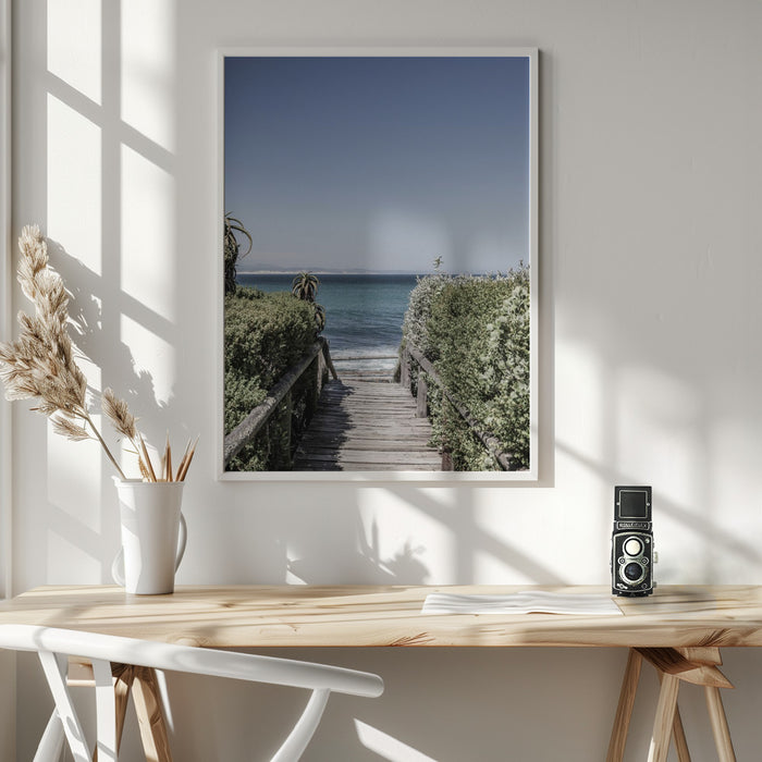 Bay Walk Framed Art Modern Wall Decor