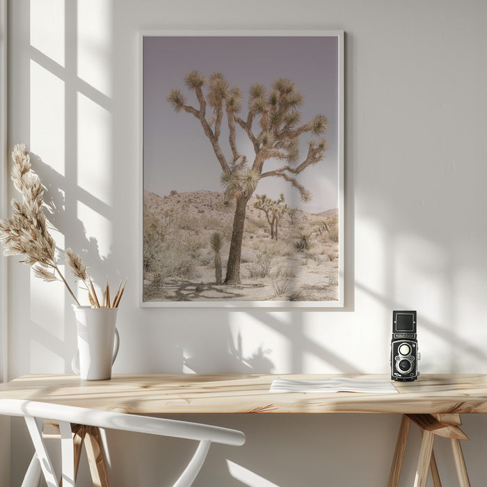 Joshua Tree Framed Art Modern Wall Decor