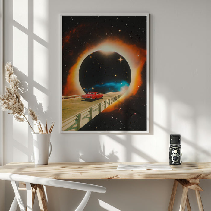 A Space Journey Begins Framed Art Modern Wall Decor