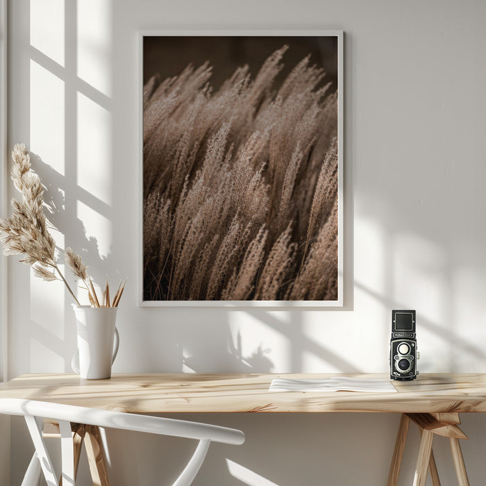 Grass 16 Framed Art Modern Wall Decor