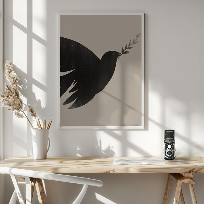 Bird Framed Art Modern Wall Decor