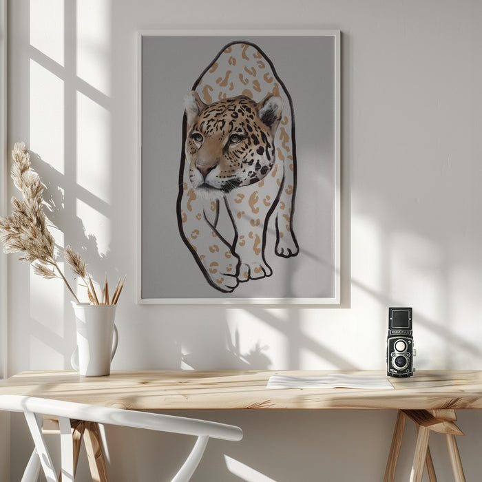 Il Leopardo No.II Framed Art Modern Wall Decor