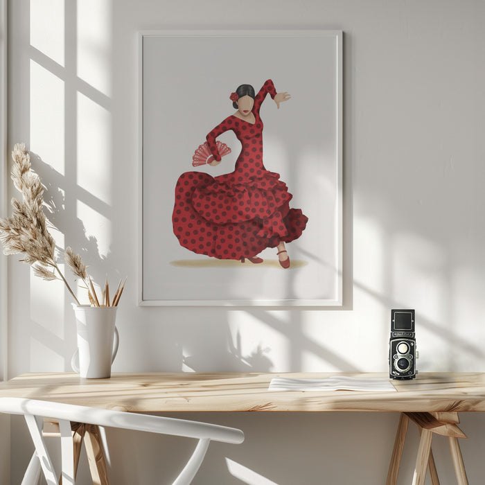 Flamenco Framed Art Wall Decor