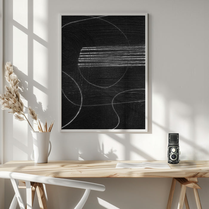 Black 2 Framed Art Modern Wall Decor