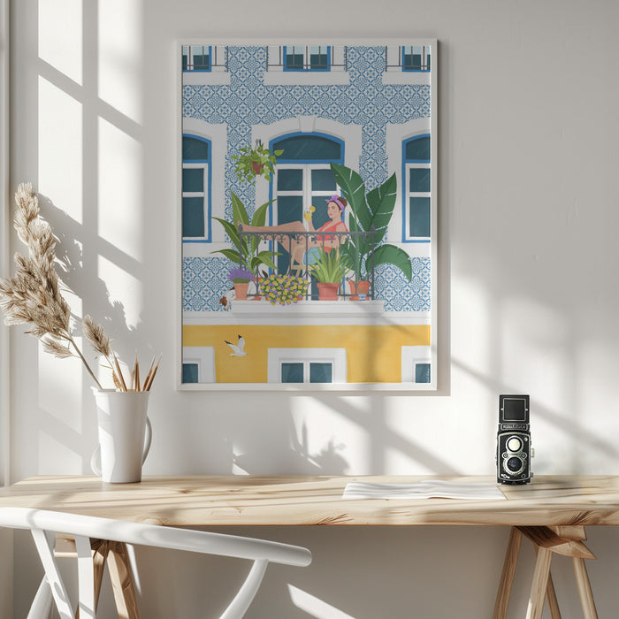 Porto Framed Art Modern Wall Decor