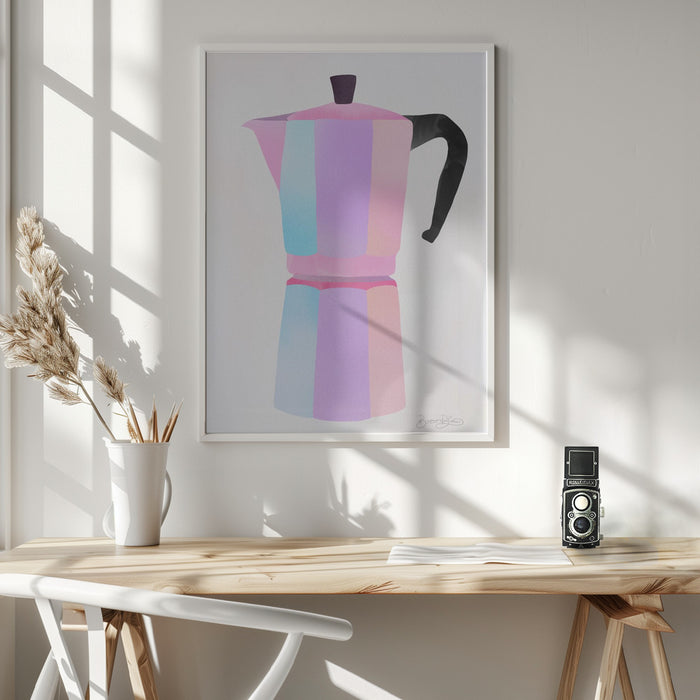 Buongiorno Espresso Framed Art Modern Wall Decor