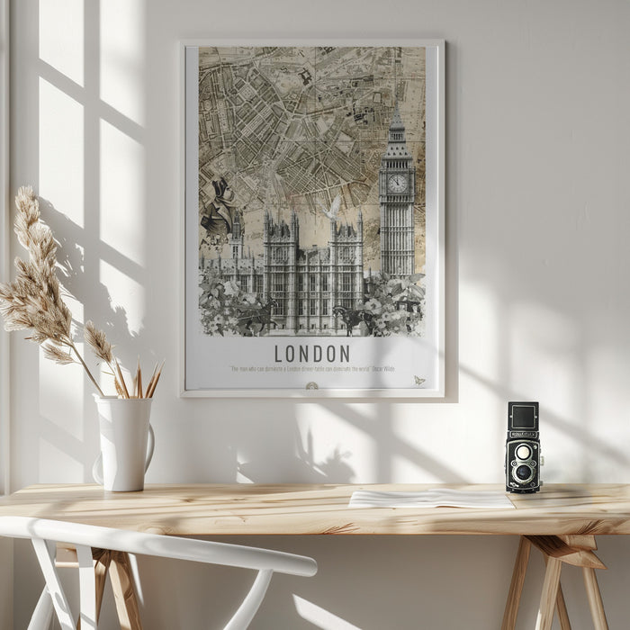 London Westminster (City Breaks) Framed Art Modern Wall Decor