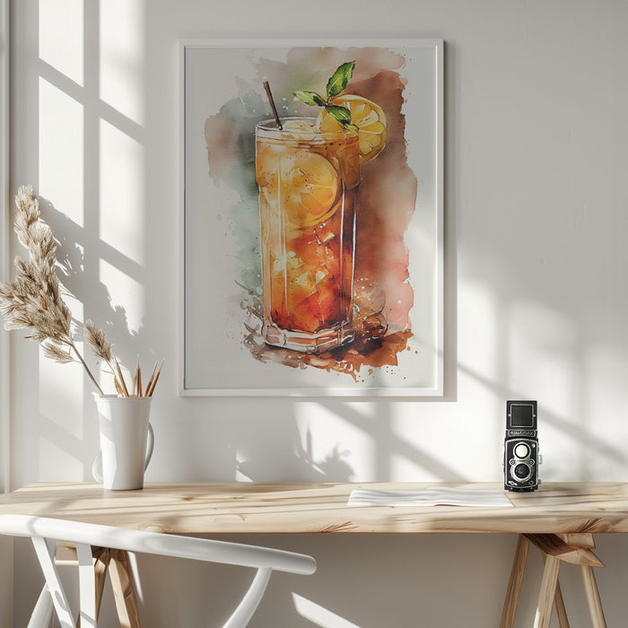 Drinks cocktail Framed Art Modern Wall Decor