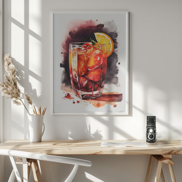 Drinks cocktail Framed Art Wall Decor