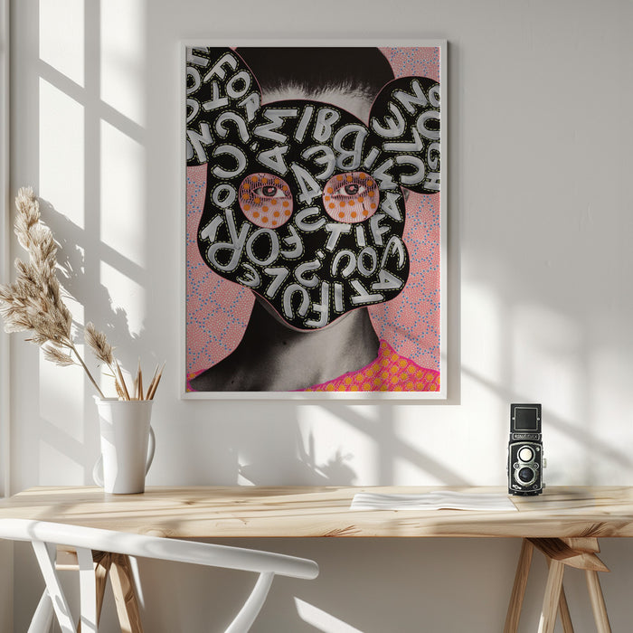 Unpaid Sickness Series   Am I Beautiful Enough for You Framed Art Modern Wall Decor