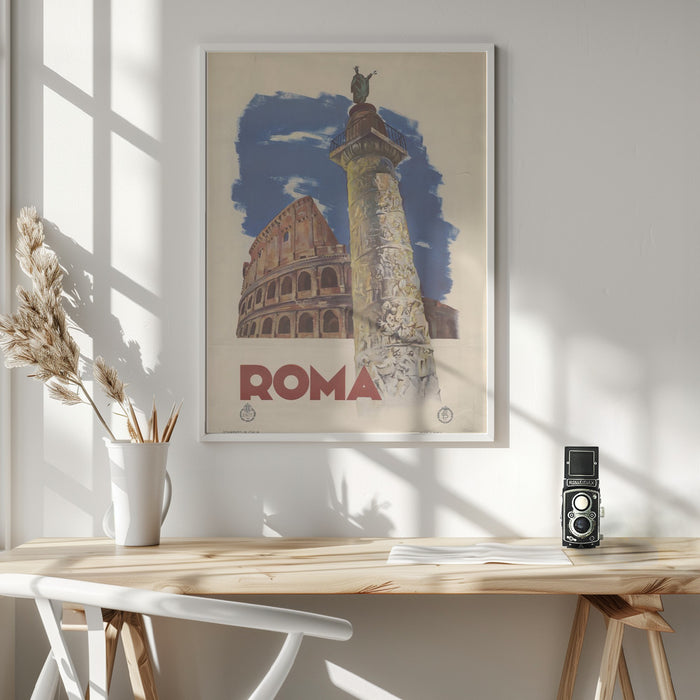 Roma Framed Art Modern Wall Decor