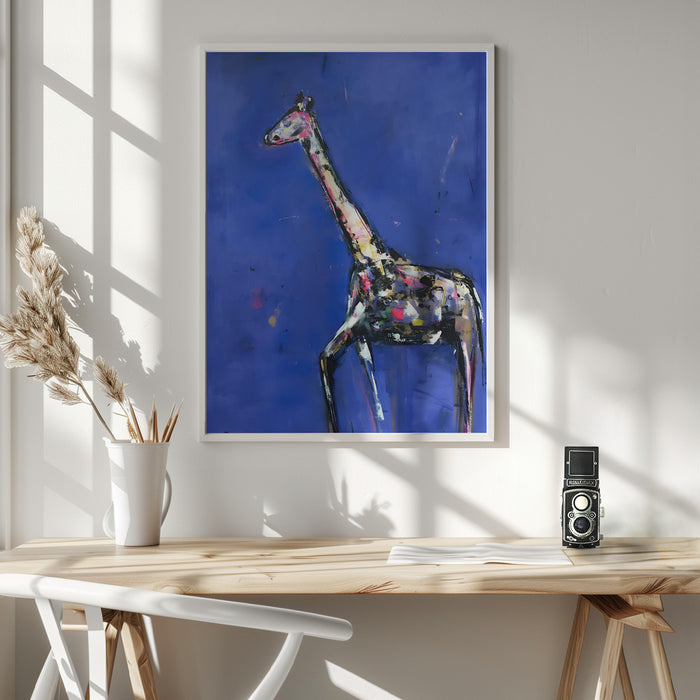 Camelopardalis Framed Art Modern Wall Decor