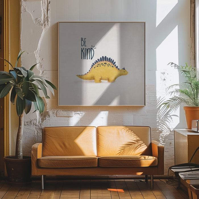 Dino Sari Tombik Square Canvas Art