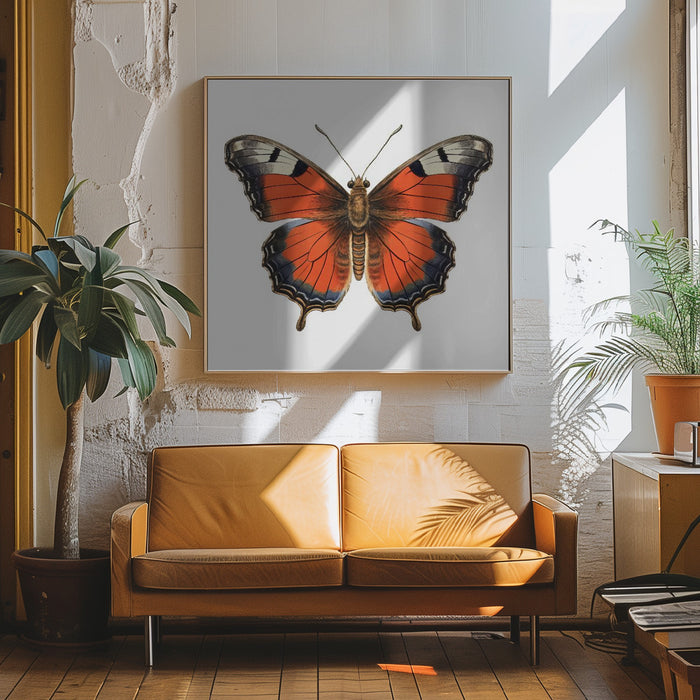 Butterfly 49 Square Canvas Art