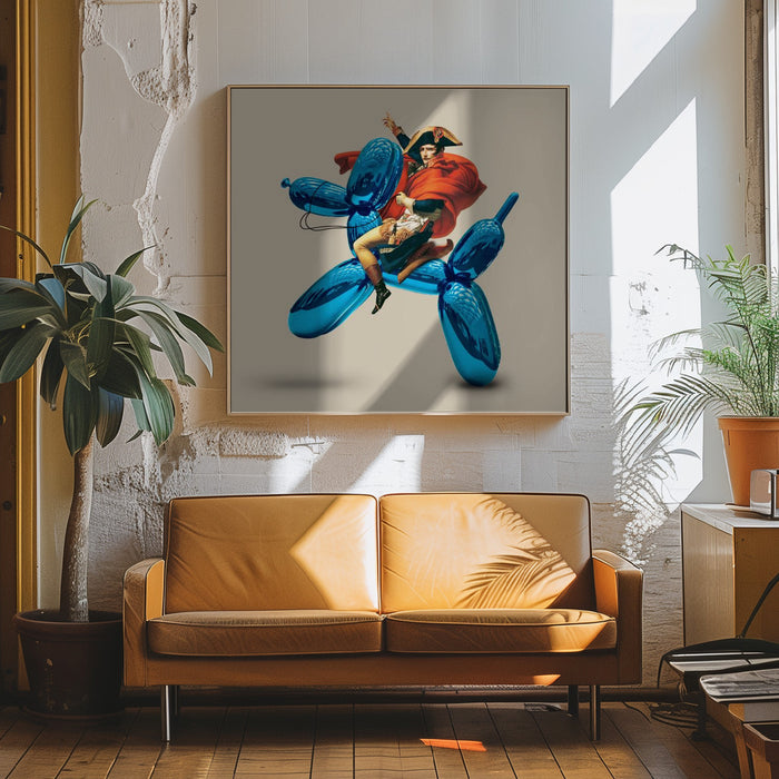 Fake Conqueror Square Canvas Art Print