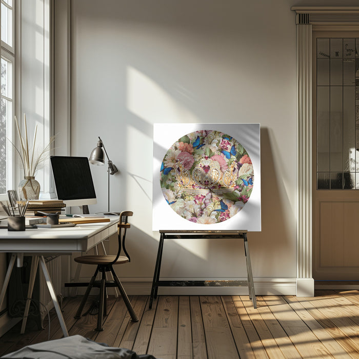 Morning Dream &amp; Crown Square Canvas Art