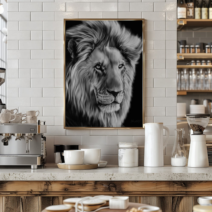 Leo II Framed Art Modern Wall Decor