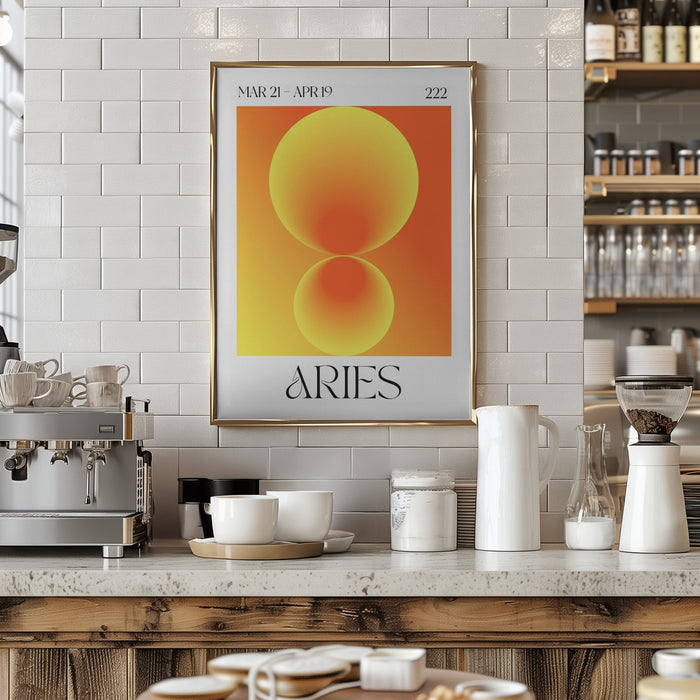 Aries Framed Art Modern Wall Decor