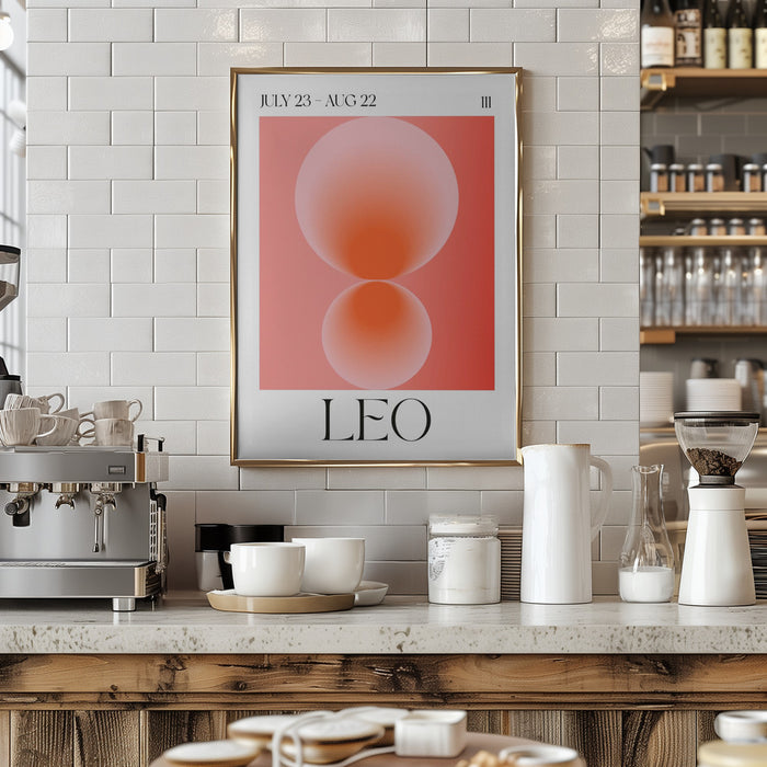 Leo Framed Art Modern Wall Decor