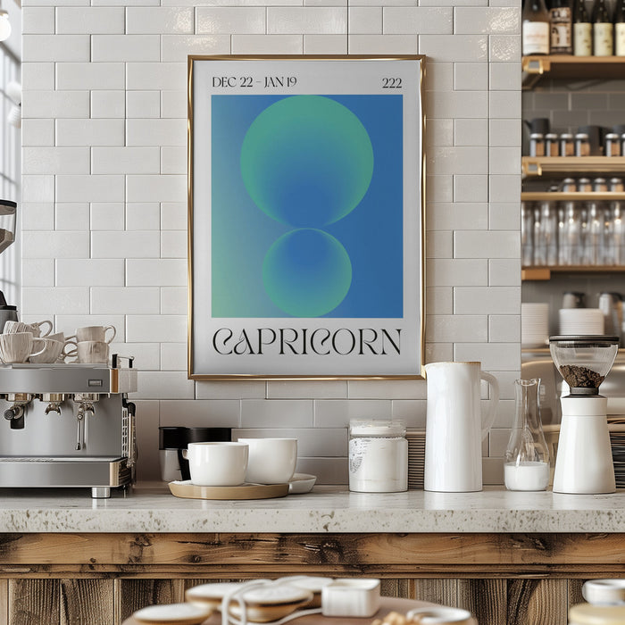 Capricorn Framed Art Modern Wall Decor