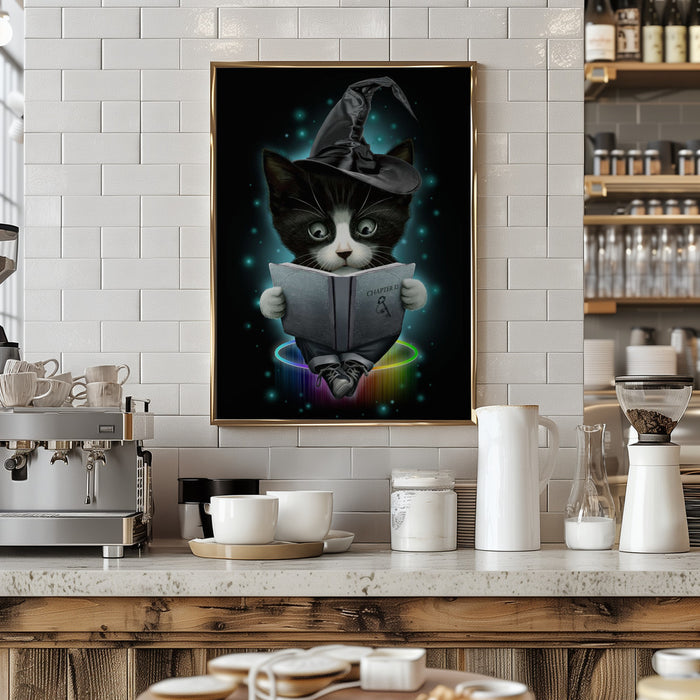 magical cat Framed Art Modern Wall Decor