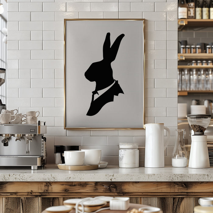 Monsieur Lapin Framed Art Wall Decor