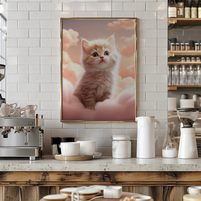 Kitty 3 Framed Art Modern Wall Decor