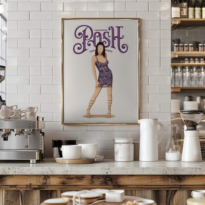 Posh Spice Framed Art Modern Wall Decor