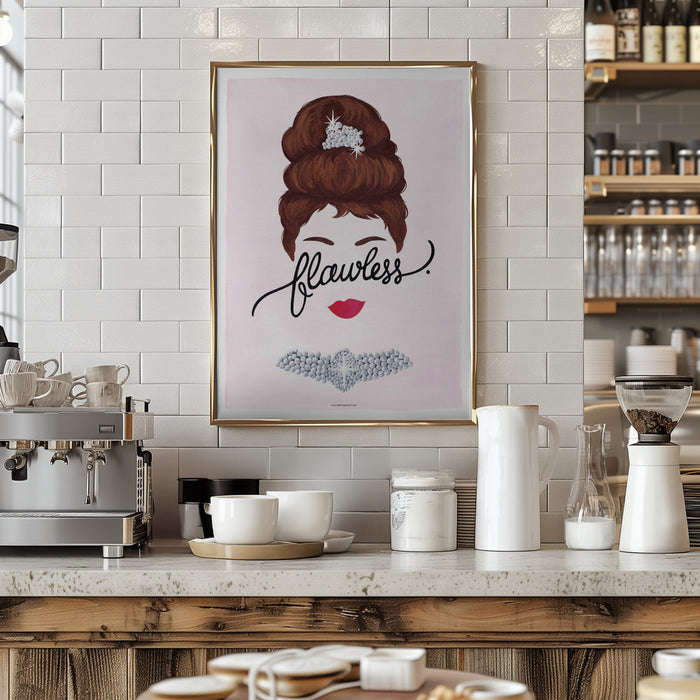 Flawless Audrey Framed Art Modern Wall Decor