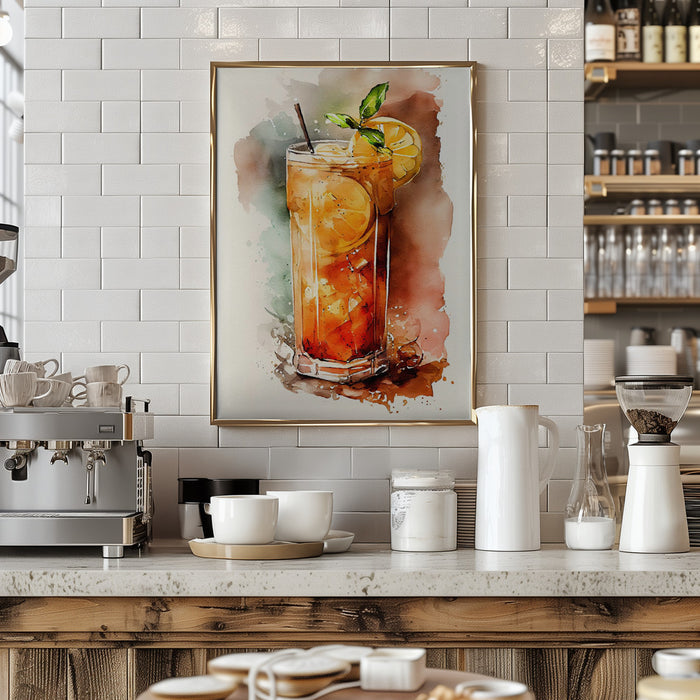 Drinks cocktail Framed Art Modern Wall Decor