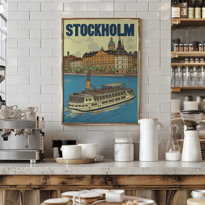 Stockholm Framed Art Modern Wall Decor