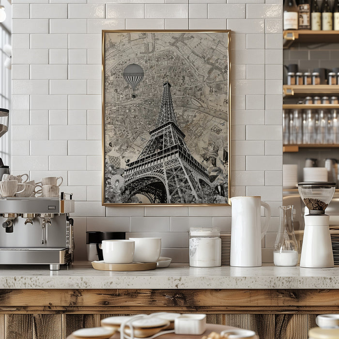 Paris 2 (City Breaks) Framed Art Modern Wall Decor