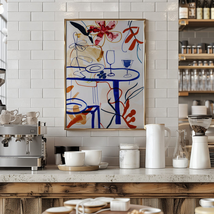 Kitchen still llife Framed Art Modern Wall Decor