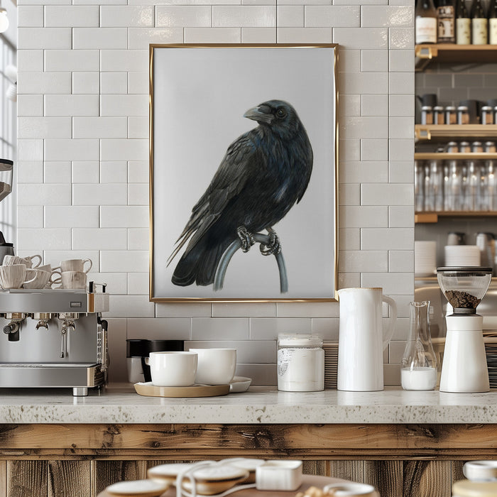 Nevermore Framed Art Modern Wall Decor