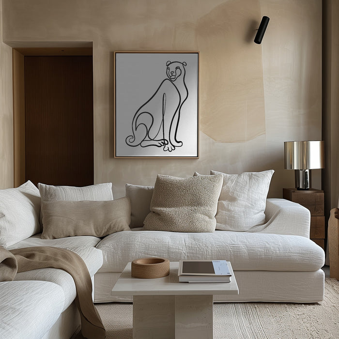 The Cheetah Framed Art Wall Decor