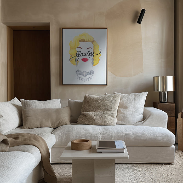 Flawless Marilyn Framed Art Wall Decor