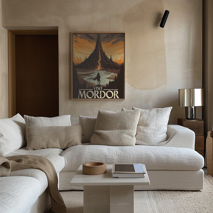 Visit Mordor Framed Art Modern Wall Decor