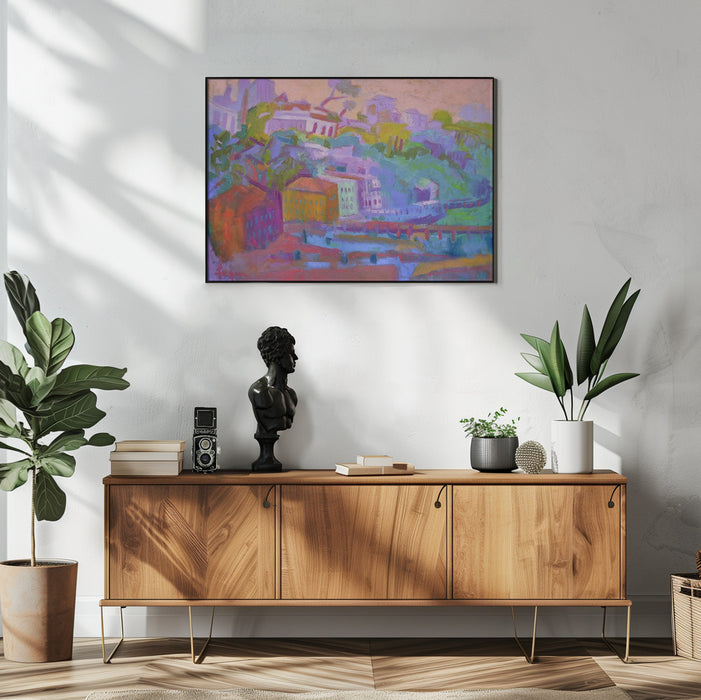 Passage II Landscape Framed Art - Contemporary Wall Decor with Subtle Nature Scene