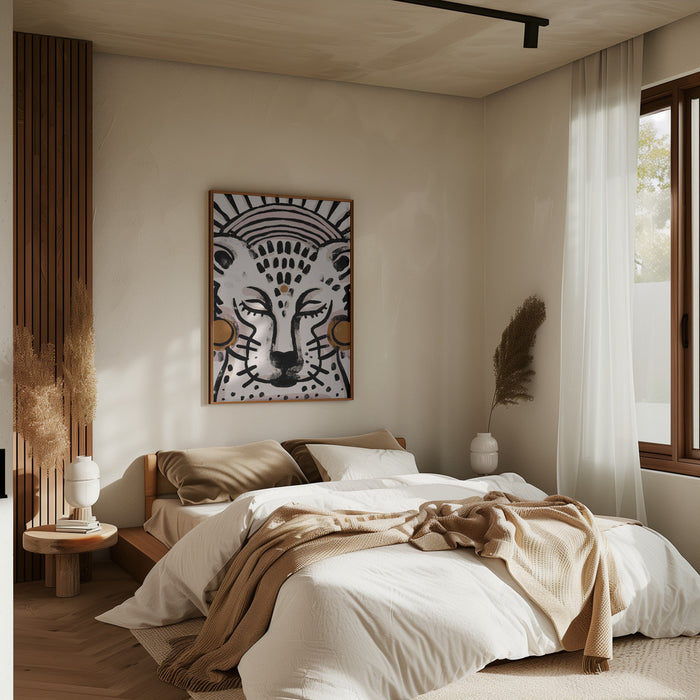Tiger (Light Version) Framed Art Modern Wall Decor