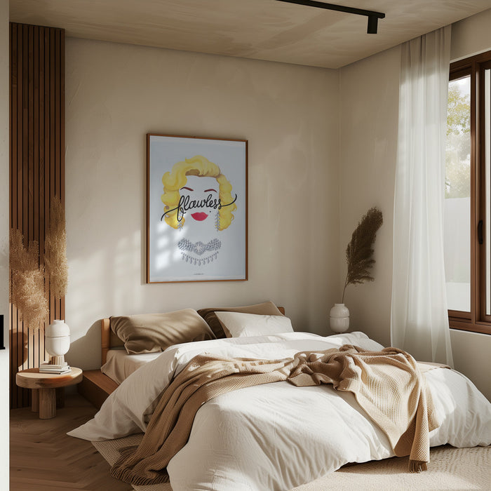 Flawless Marilyn Framed Art Wall Decor